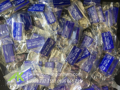 Móc khóa mica in logo Tân Thiên Long