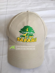 Nón lưỡi trai thêu logo Safari