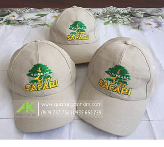 Nón lưỡi trai thêu logo Safari